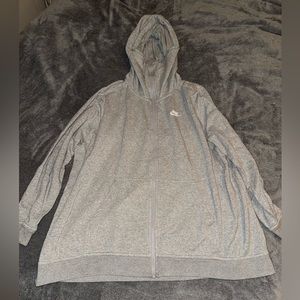 Nike Women’s size 2X Gray Zip-Up Jacket